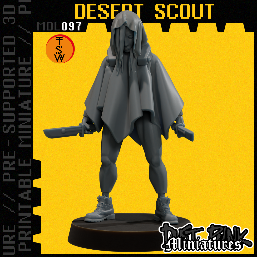 MDL097 DESERT SCOUT [PRE-SUPPORTED]